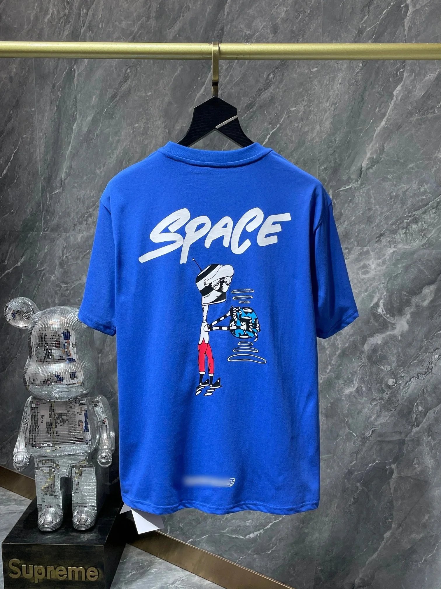 Supreme Space Graphic T-Shirt Blue