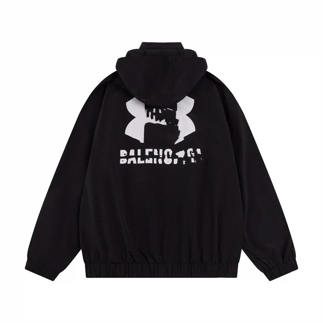 Umbro Track Jacket Black with Club Crest and Malen Sponsor Outerwear - 2
