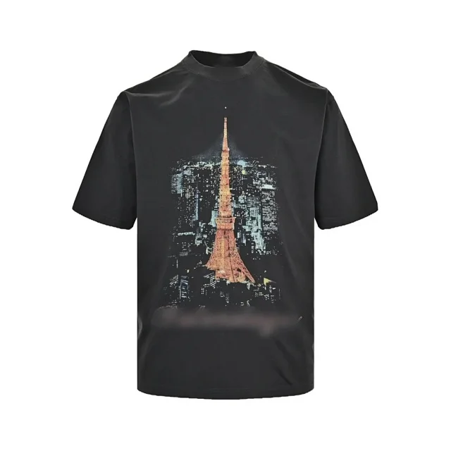 Balenciaga T-Shirts Oversized Graphic T-Shirt product detail image 2