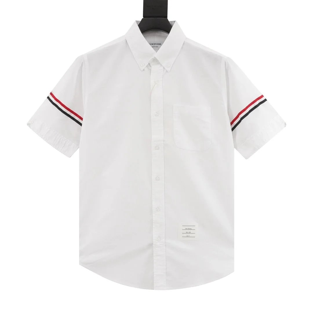 Thom Browne Classic Four-Bar Stripe Polo Navy Polo Shirt - 4