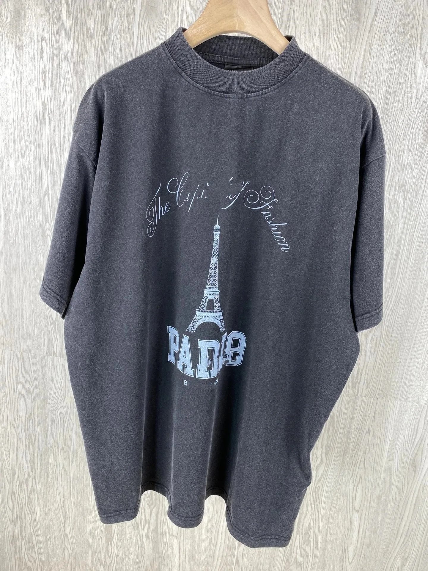 Balenciaga T-Shirts Oversized Graphic T-Shirt — 02