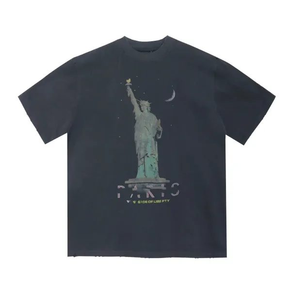 Design Statue of Liberty 'S' Side of Liberty T-Shirt - 1