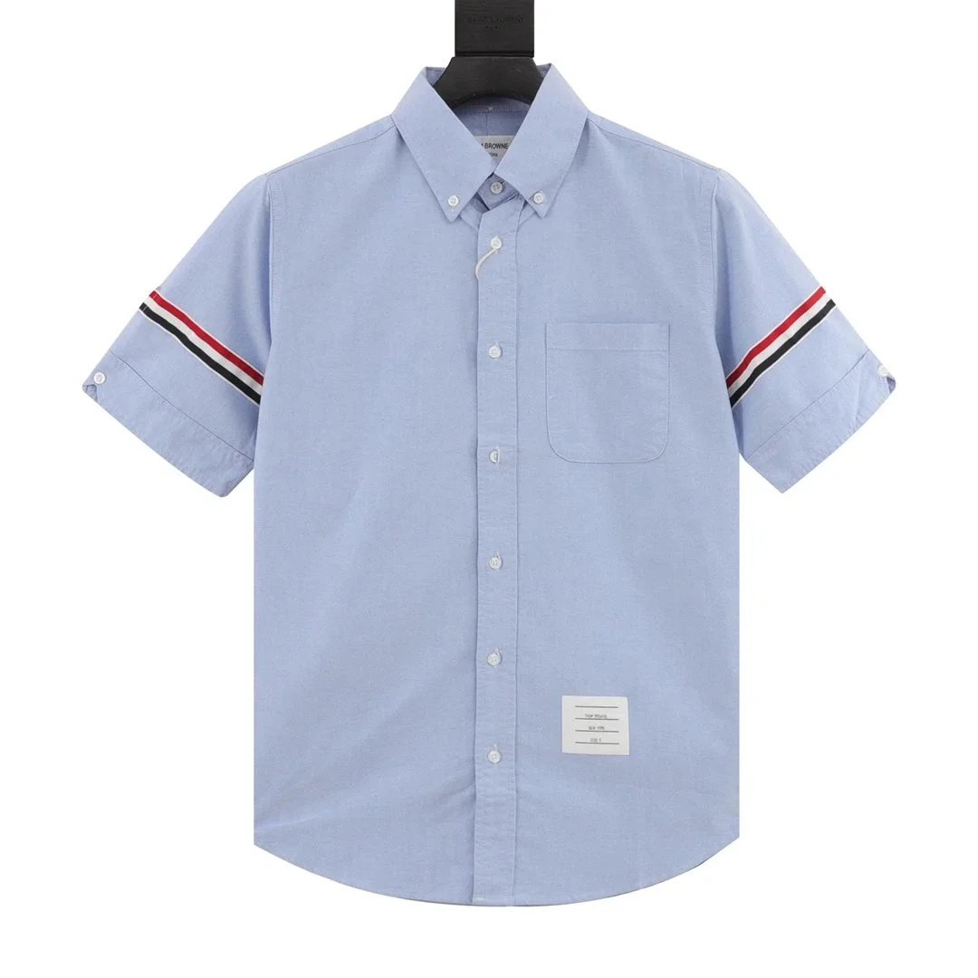 Thom Browne Classic Four-Bar Stripe Polo Navy Polo Shirt - 5