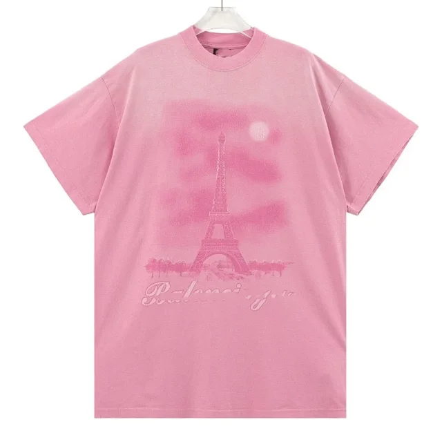 Balenciaga T-Shirts Oversized Graphic T-Shirt product detail image 4
