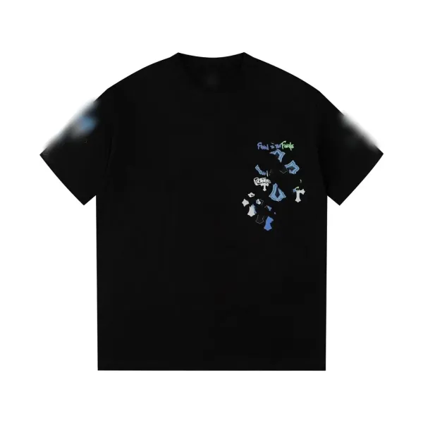 Design Final To The Finale Graphic Print Black T-Shirt - 1
