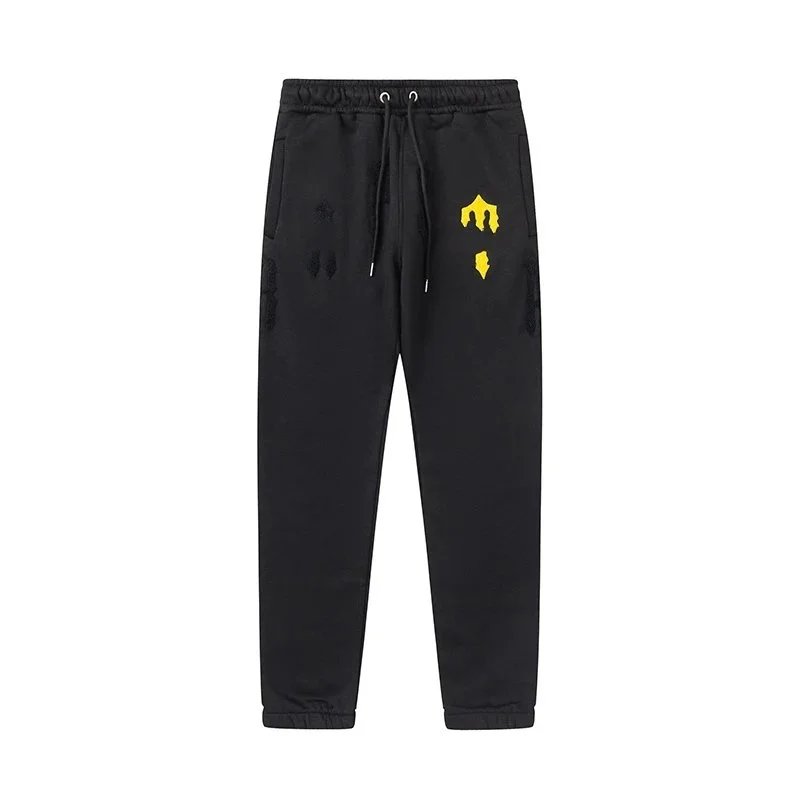 Trapstar Trousers Drawstring sweatpants with graphic prints and ankle zips — 30