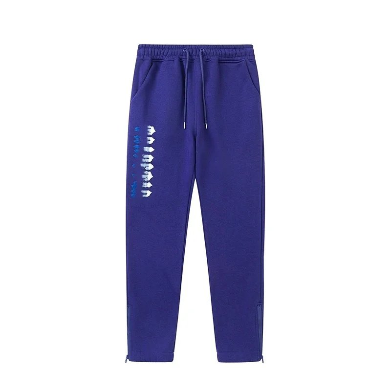 Trapstar Trousers Drawstring sweatpants with graphic prints and ankle zips — 38