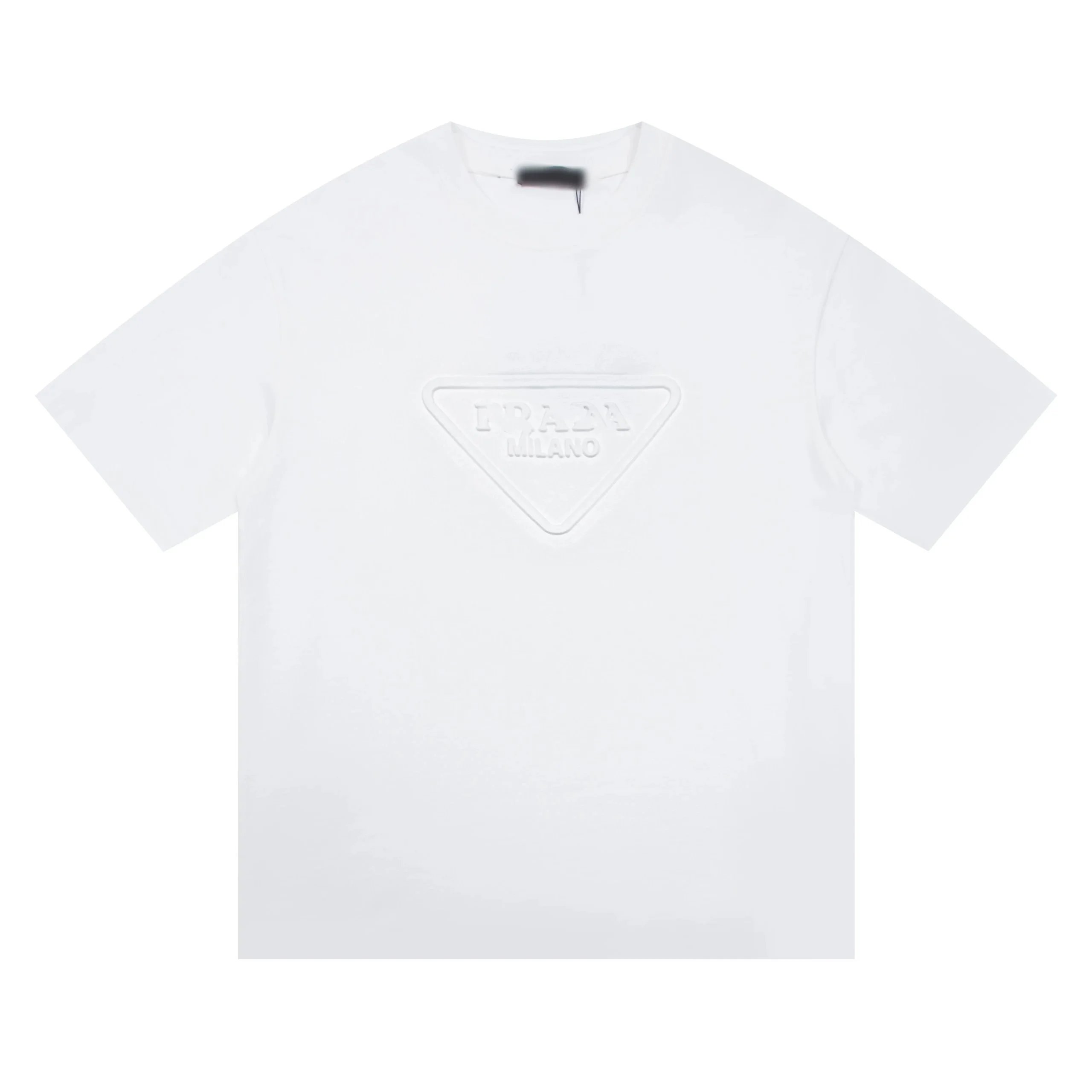Prada T-Shirts Short-Sleeve Logo Graphic — 20