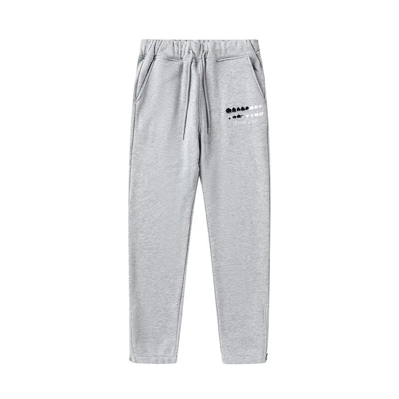 Design Distressed Gradient Sweatpants Black - 2