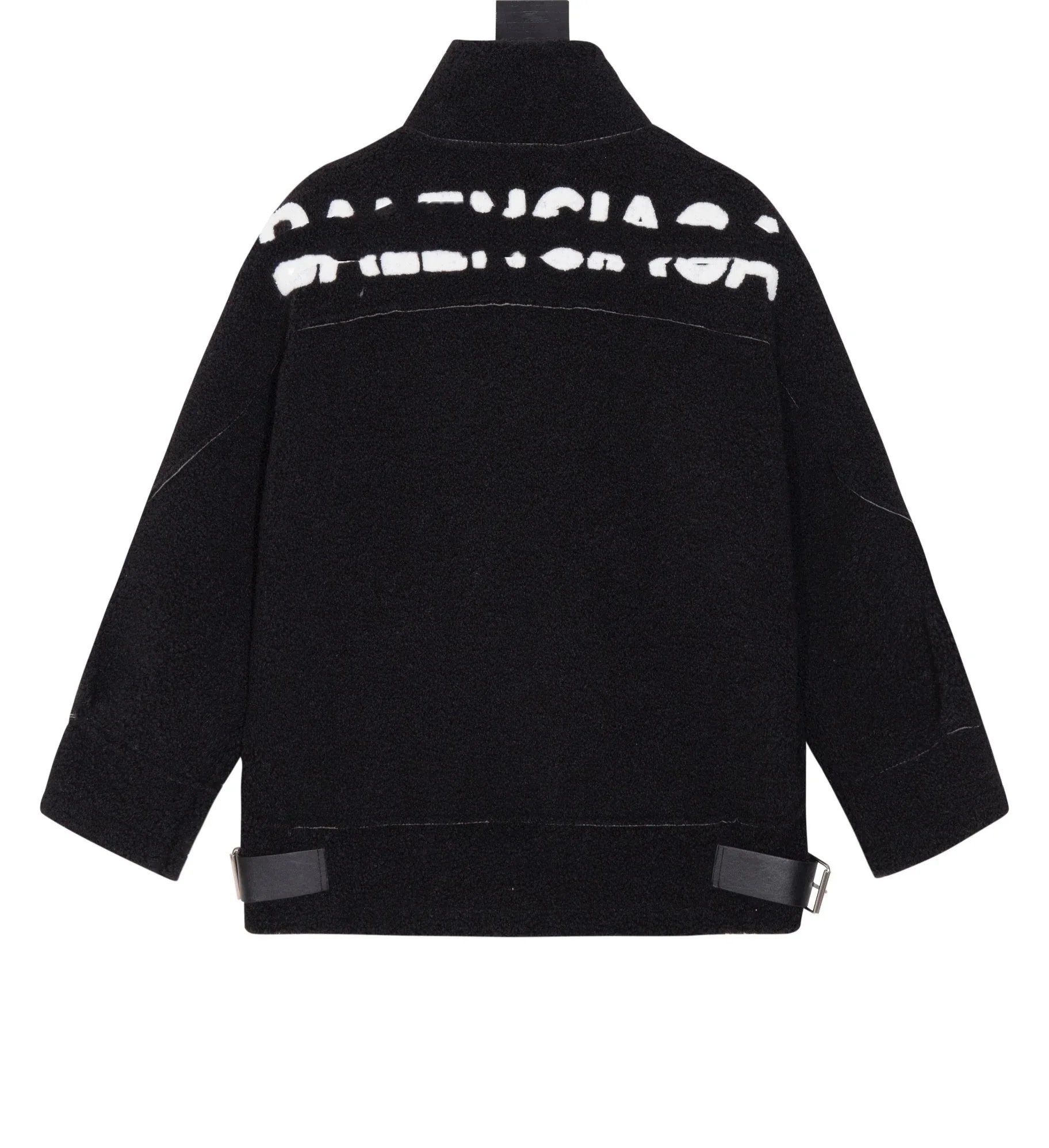 Balenciaga Jackets Logo-Print Windbreaker Jacket — 39