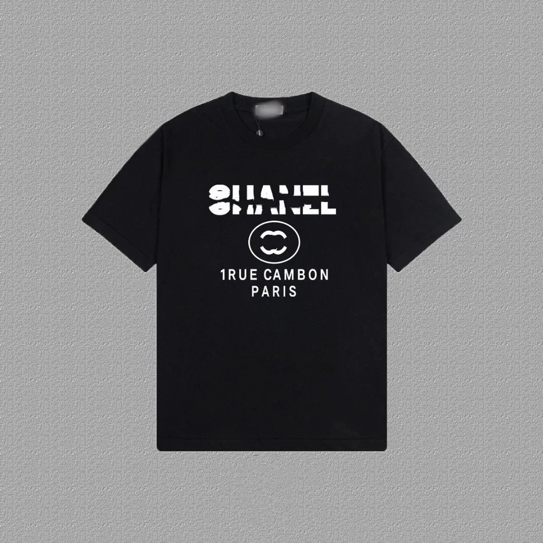 Design Abstract Graphic Print White T-Shirt - 2