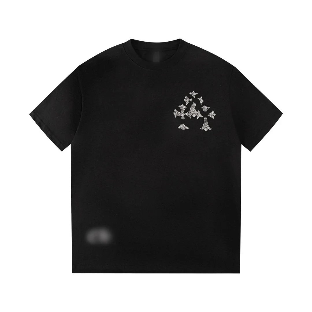 Chrome Hearts Crystal Cross T-Shirt Black