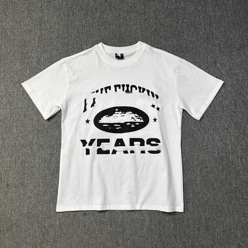 Design 'Fifteen Years' Graphic Print White T-Shirt