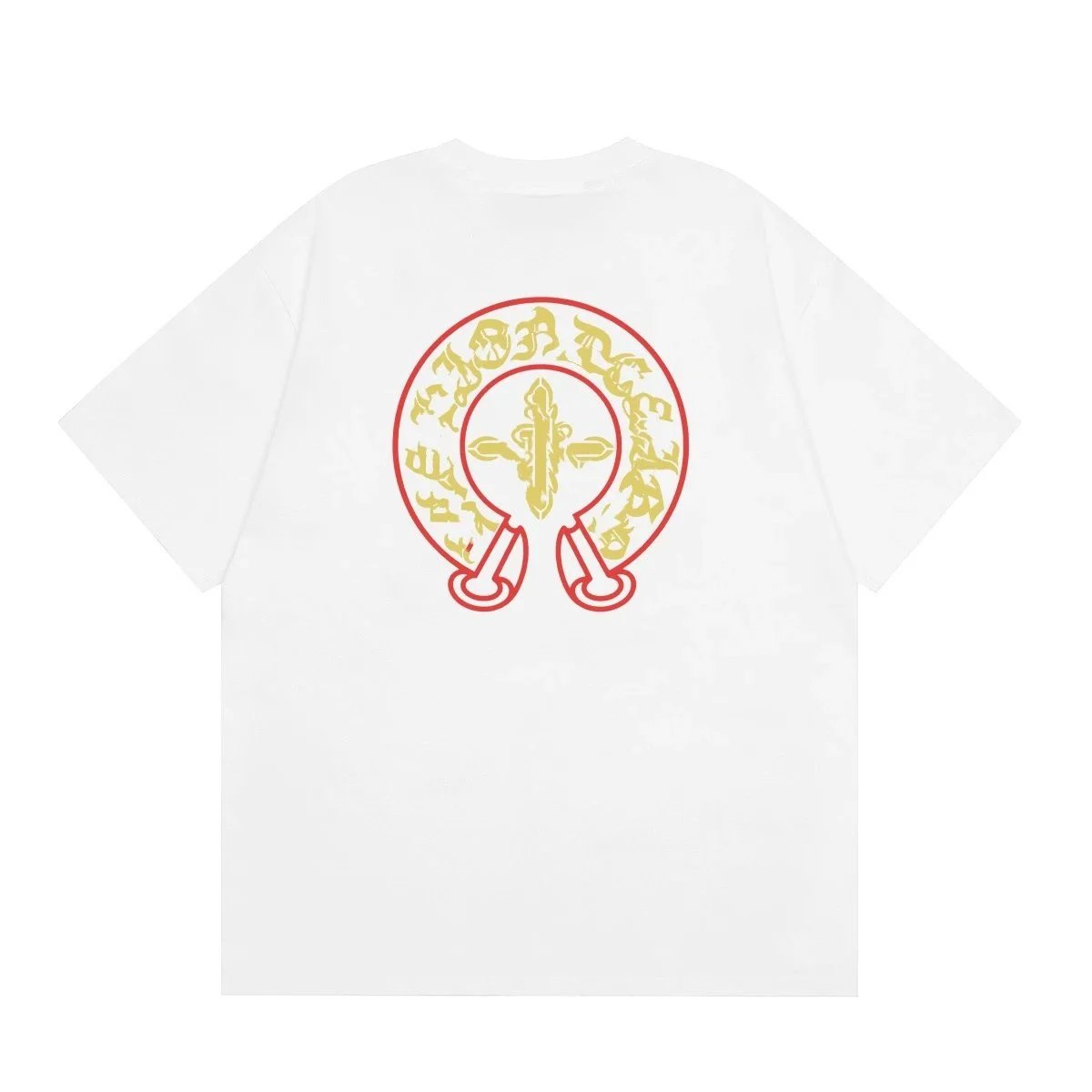 Chrome Hearts Gothic Script Navy T-Shirt - 6