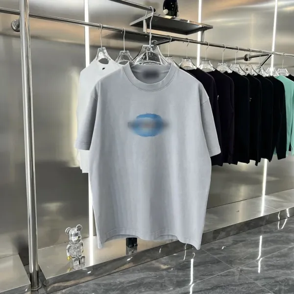 Design Oversized Graphic T-Shirt Gray - 1