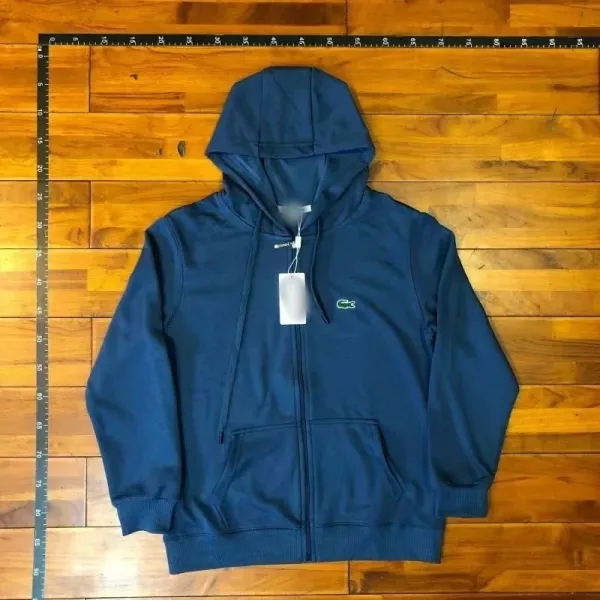 Lacoste Full-Zip Hoodie Navy Blue Hoodie - 1