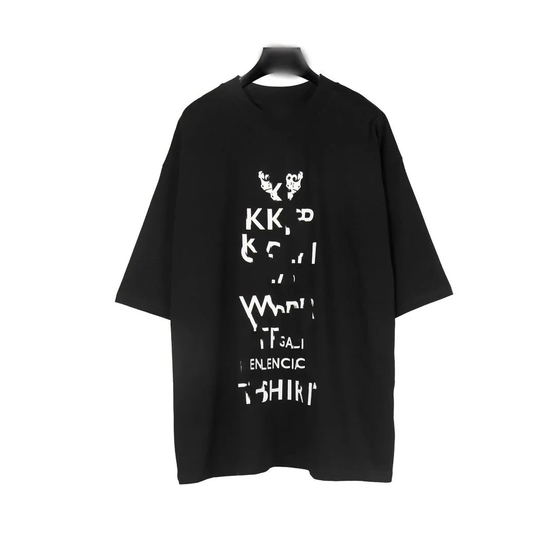 Balenciaga Statue of Liberty Print Oversized T-Shirt White - 4