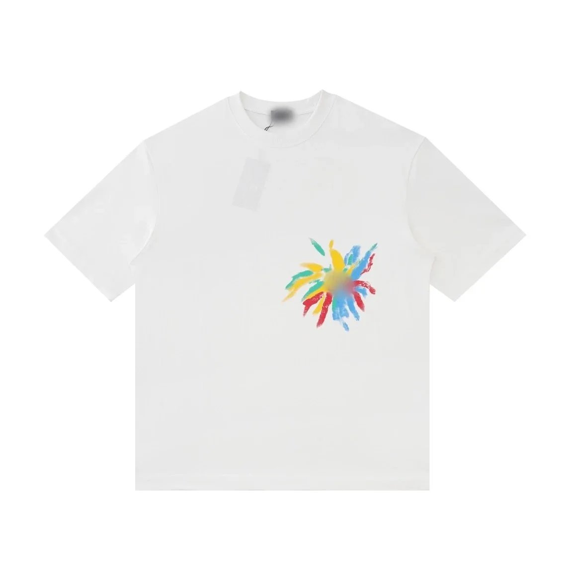 Abstract Bloom Print White