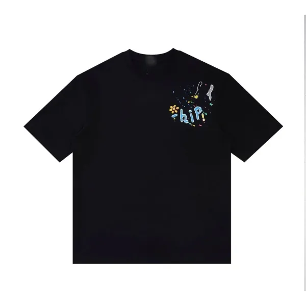 Design -hiP! Graphic Print Black T-Shirt - 1