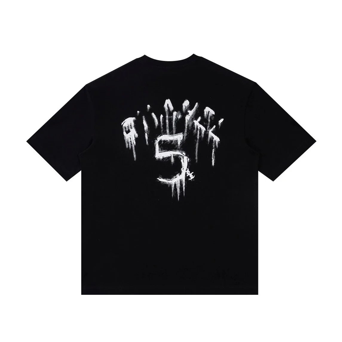 Design Ice Drip 5 Graphic Black T-Shirt
