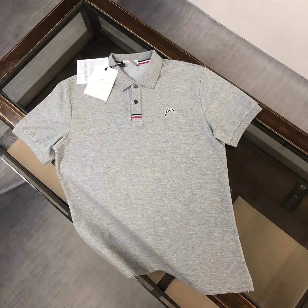 Moncler Polo Shirt Gray