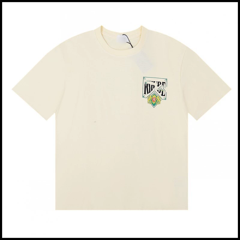 Design Graphic Print Beige T-Shirt - 1