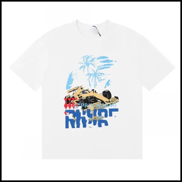 Design Miami Grand Prix Graphic T-Shirt White - 1