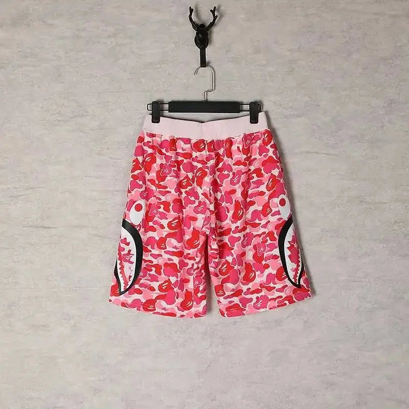 A Bathing Ape Shark Camo Red Sweatpants - 5
