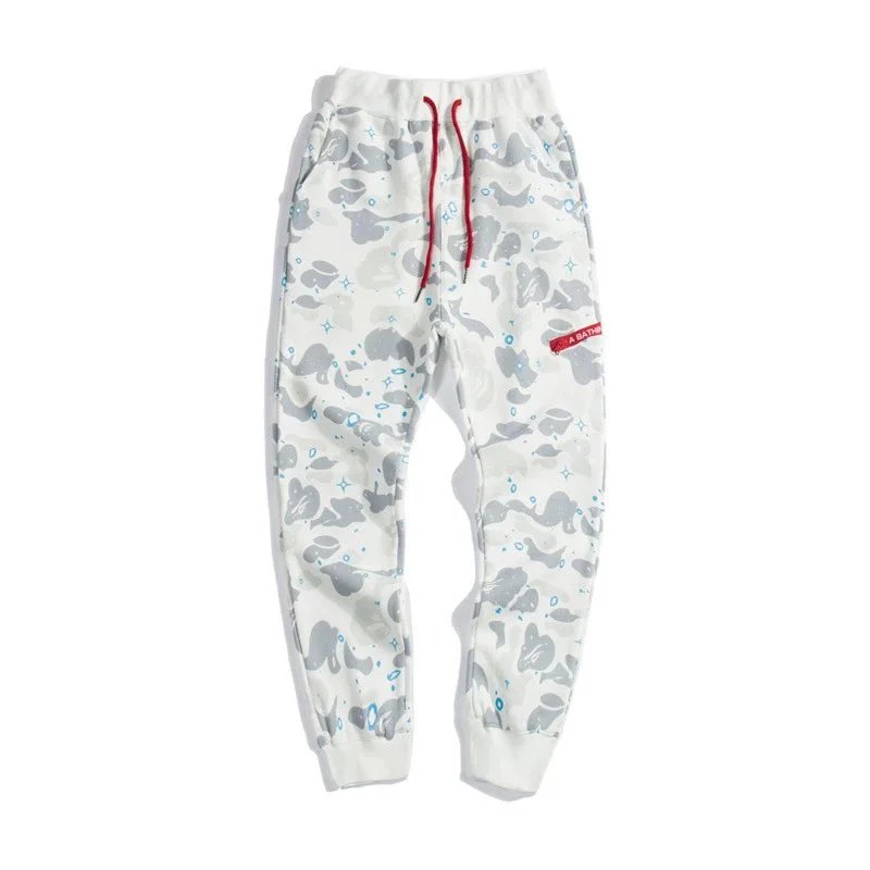 A Bathing Ape Shark Camo Red Sweatpants - 15