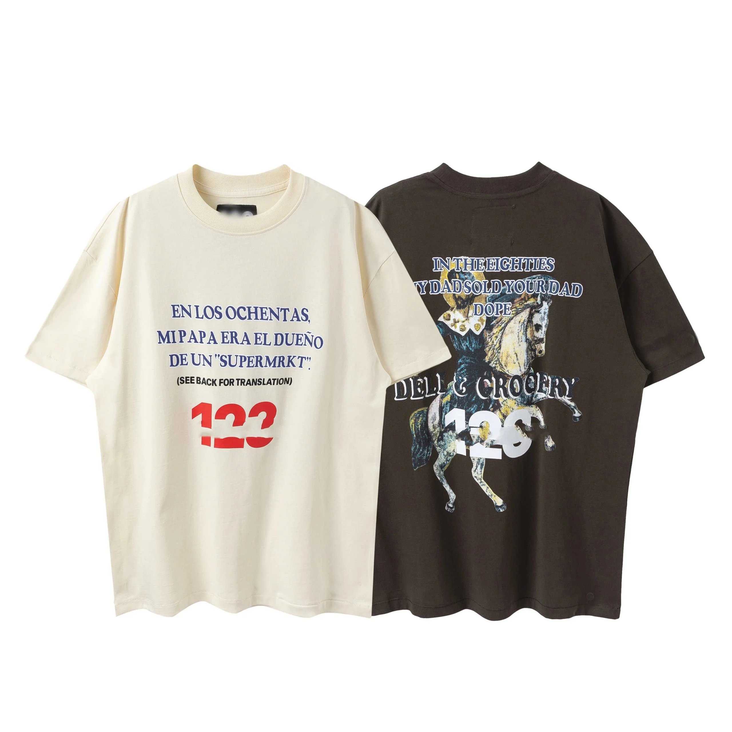 RRR-123 T-Shirts Oversized Graphic Print T-Shirt image 3