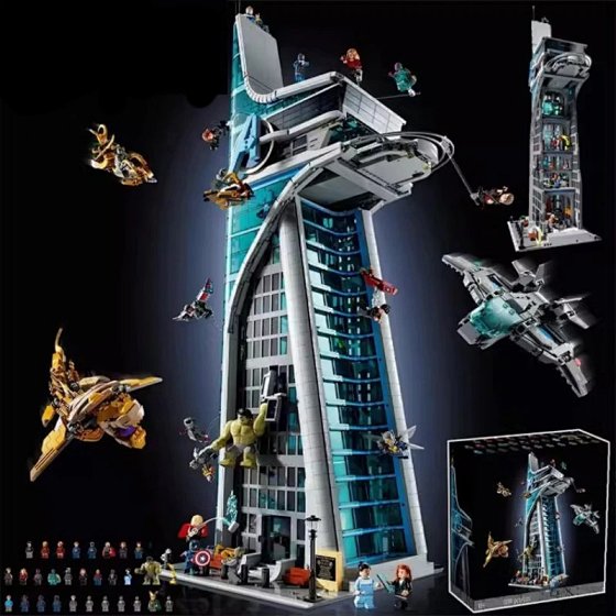 Building blocks toys manga assembled Ying Wei Xiong Avenging Alliance Building Boys model ornaments