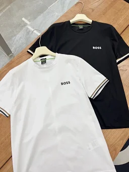 thumbnail for Boxed two-piece set 2024 summer new B0SS classic men's round neck short-sleeved T-shirt