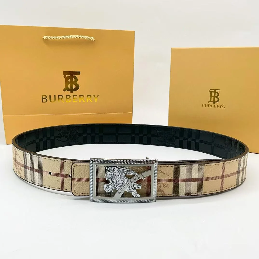 Burberry Reversible Knight Emblem Belt