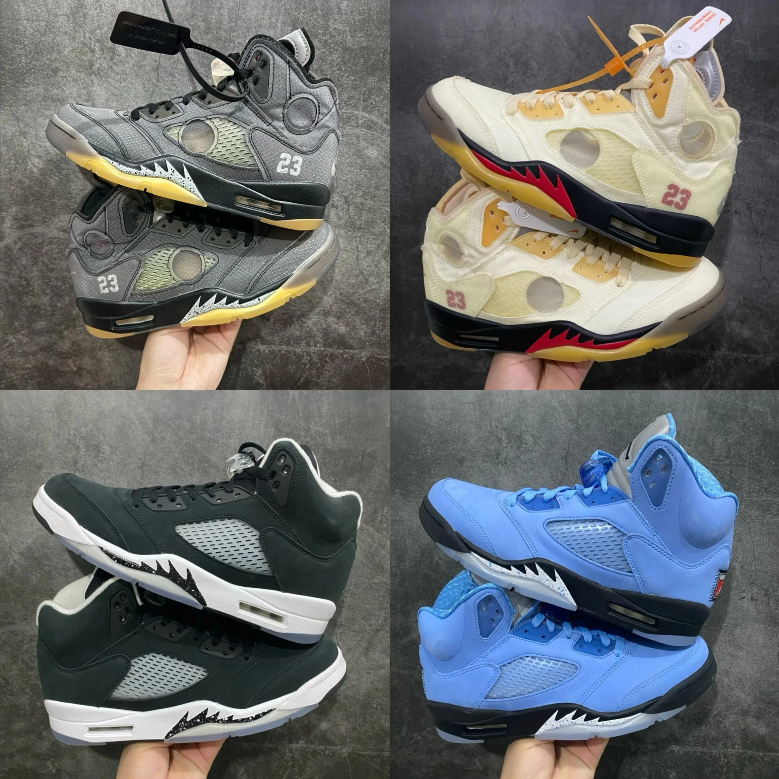 A Collection of Popular Colorways from the Air Jordan 5 (AJ5) Series