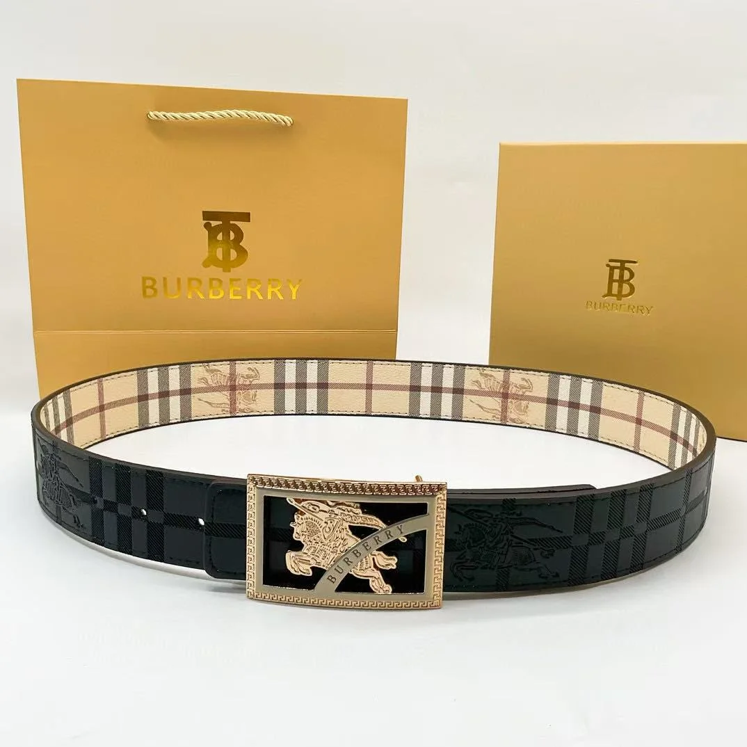 Burberry Reversible Knight Emblem Belt