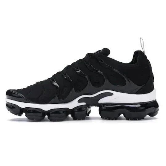 Nike Air VaporMax Plus All-Black Air Cushion Running Shoes - rep buty