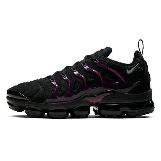 Nike Air VaporMax Plus All-Black Air Cushion Running Shoes - rep buty