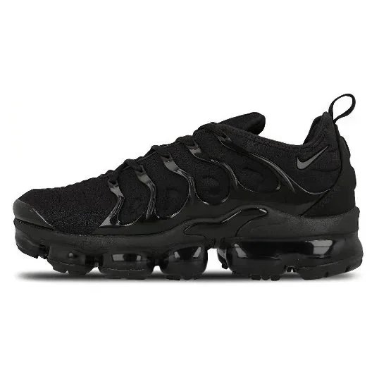 Nike Air VaporMax Plus All-Black Air Cushion Running Shoes - rep buty