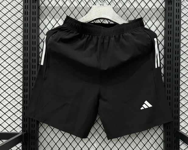 Adidas 3-Stripes Quick-Drying Athletic Shorts (Mid-Length)