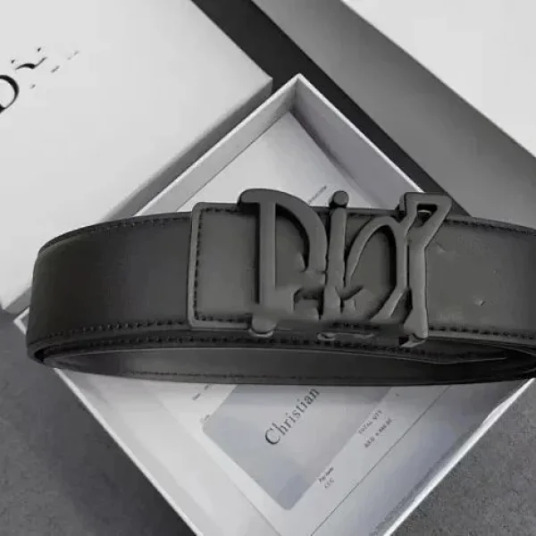 Dior CD-Buckle Leather Belt