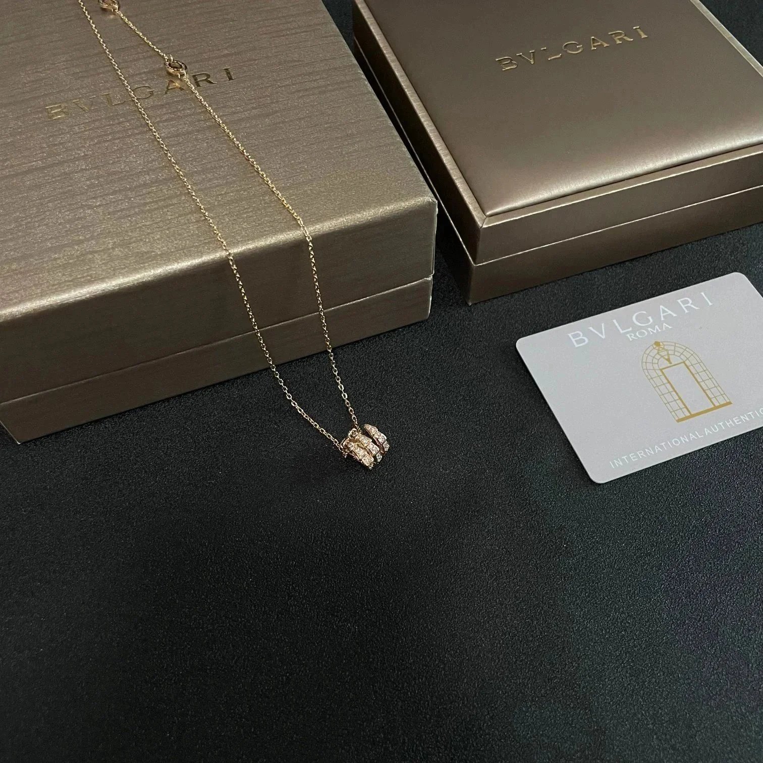 Bvlgari Serpenti Viper necklace.