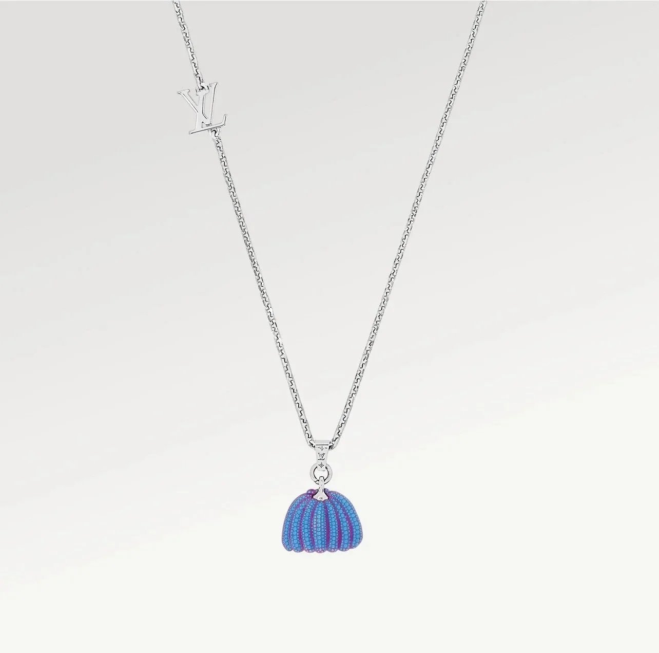 Louis Vuitton x Yayoi Kusama pumpkin pendant necklace