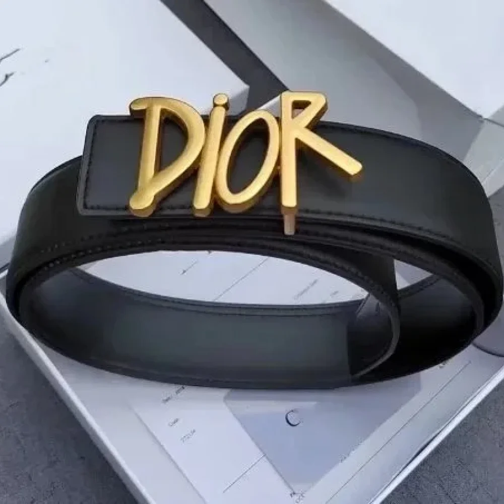 Dior CD-Buckle Leather Belt