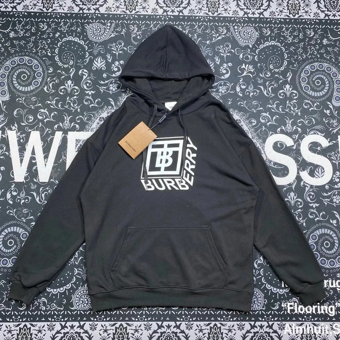 Burberry Square TB Logo Hoodie - rep bluzy z kapturem