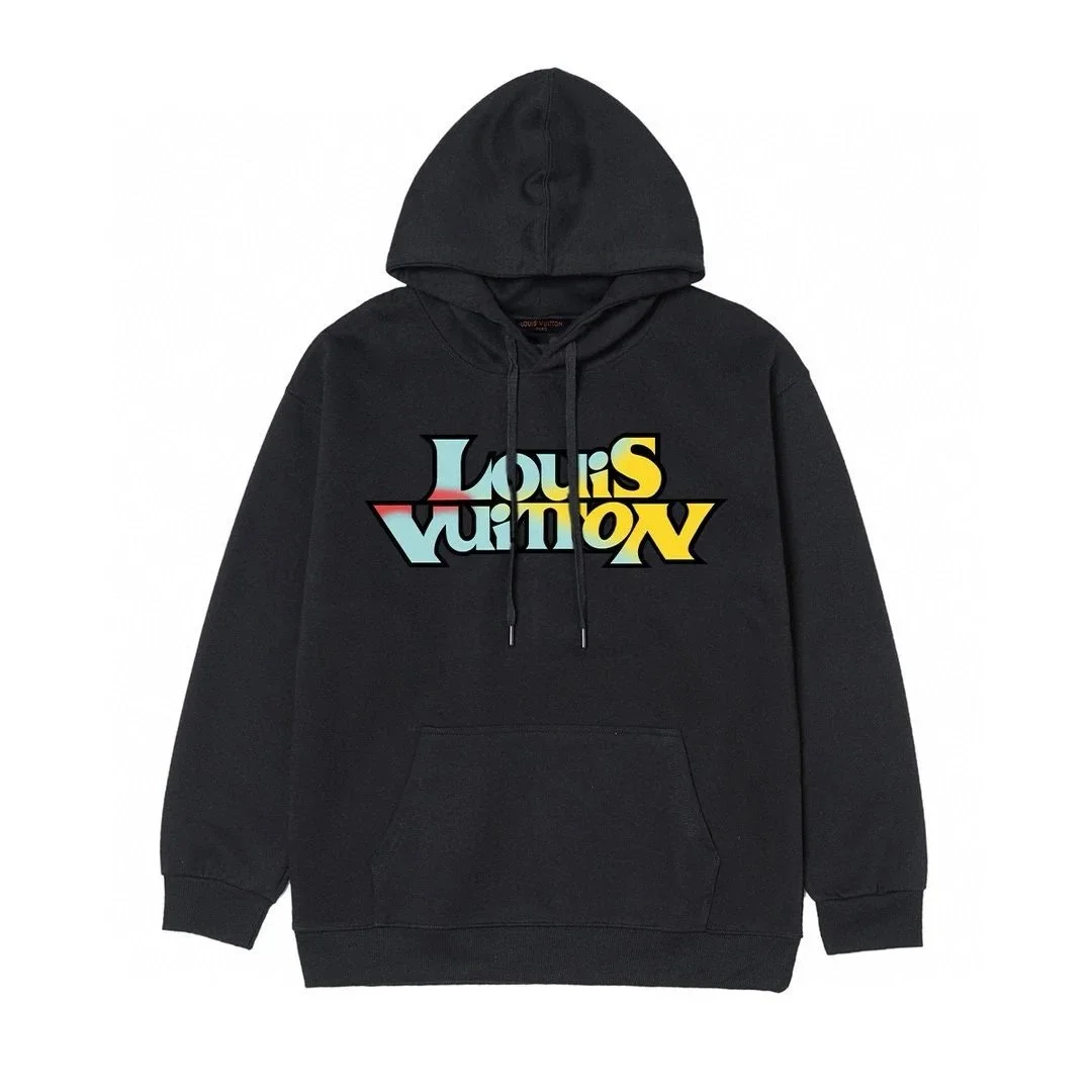 Louis Vuitton Gradient American-Style Font Hoodie - rep bluzy z kapturem