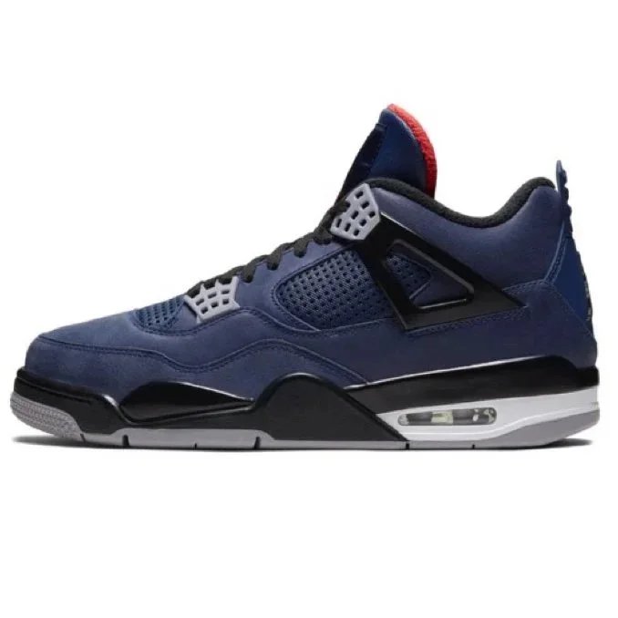 AA4 dark blue with black and white background