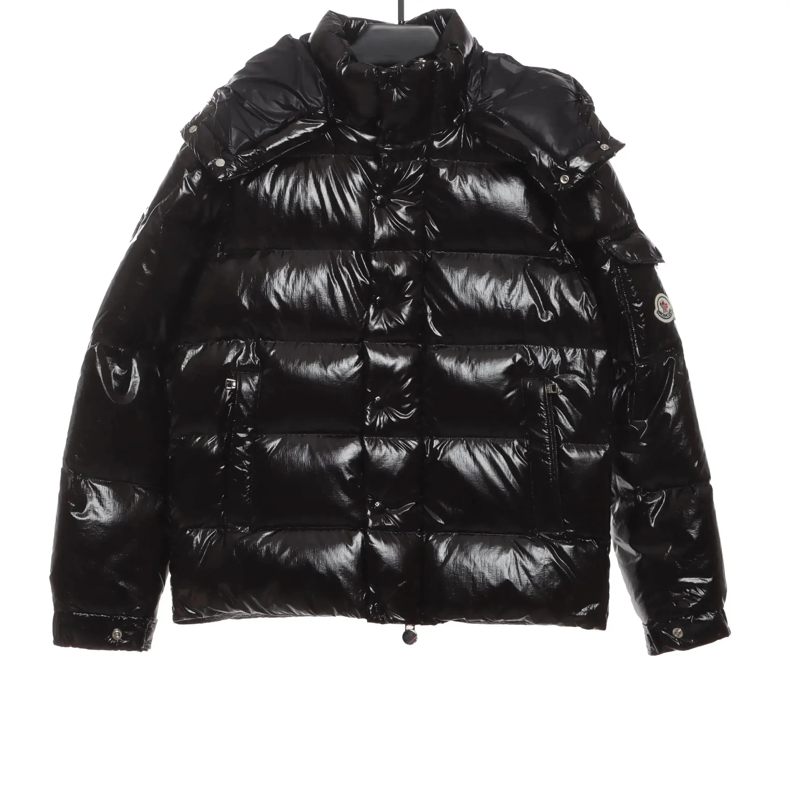 Moncler Classic Glossy Short Down Jacket