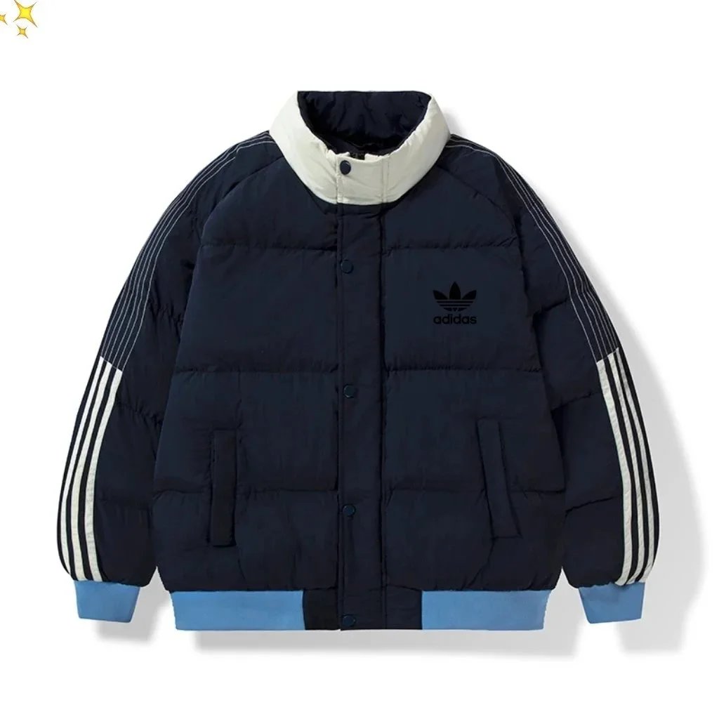 adidas Originals Quilted Down Jacket with Baseball Collar