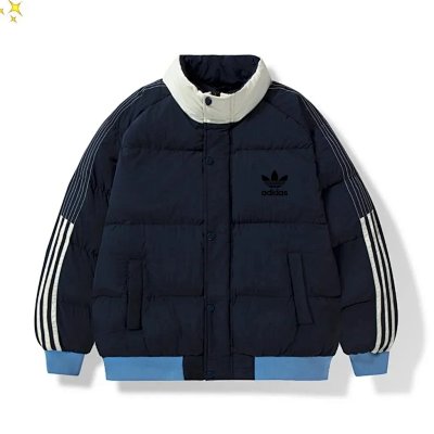 adidas Originals Quilted Down Jacket with Baseball Collar - rep Adidas