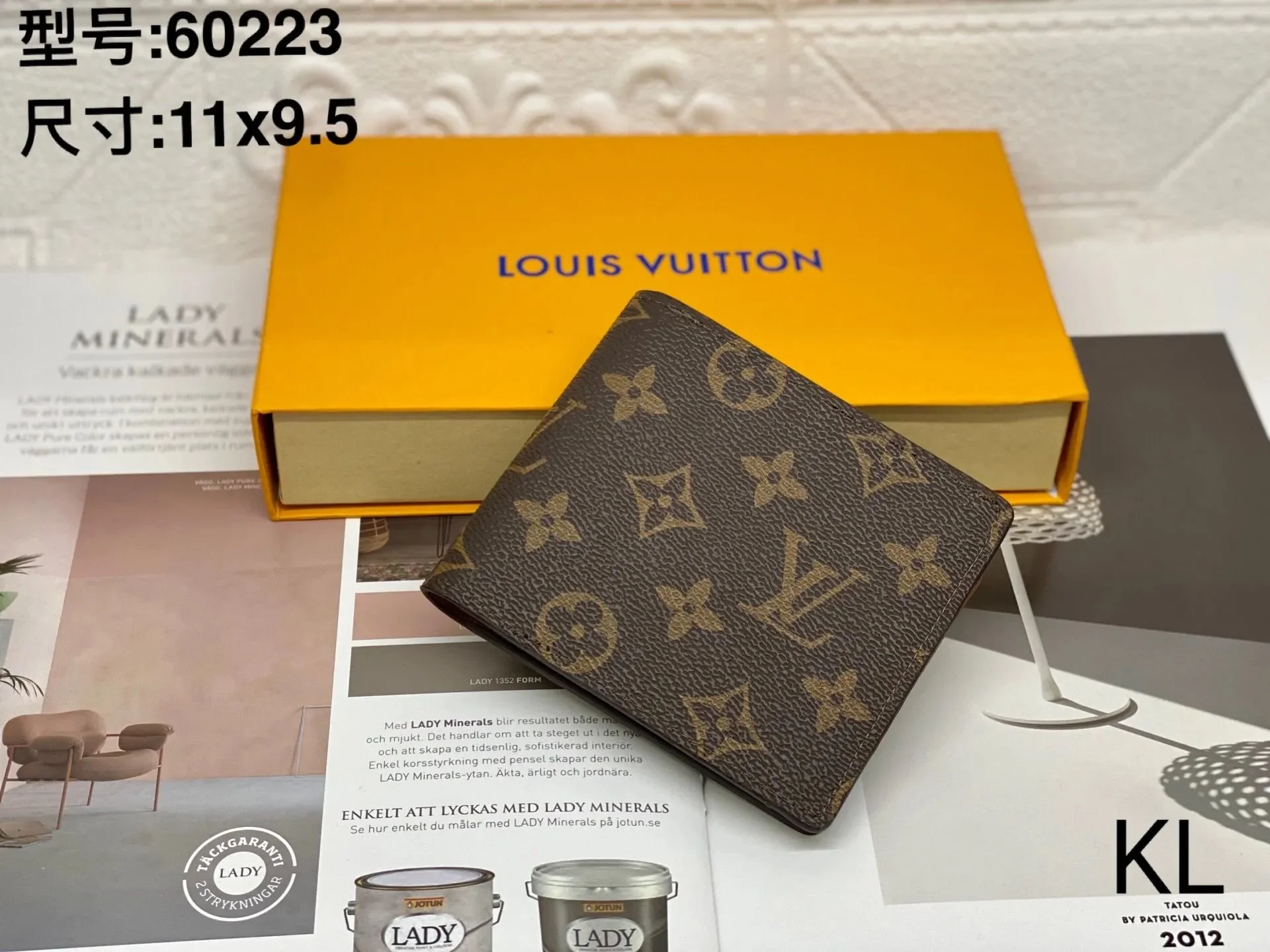 LV Classic Monogram Bi-fold Men's Wallet